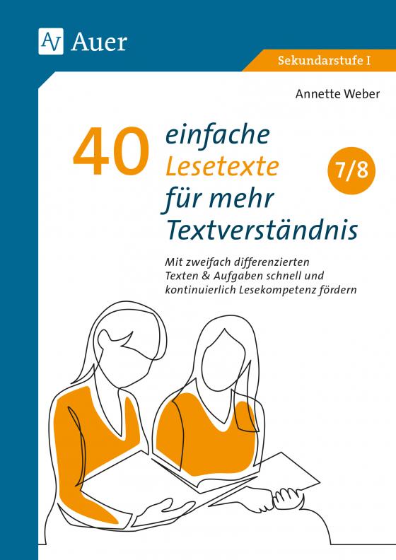 Cover-Bild 40 einfache Lesetexte für mehr Textverständnis 7-8