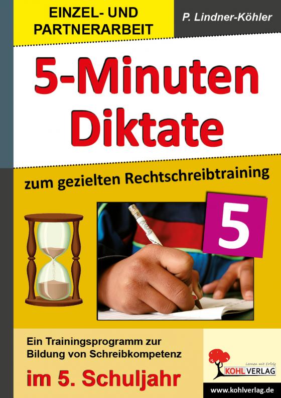 Cover-Bild 5-Minuten-Diktate / Klasse 5