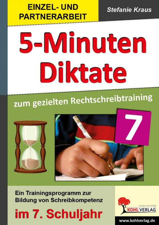 Cover-Bild 5-Minuten-Diktate / Klasse 7