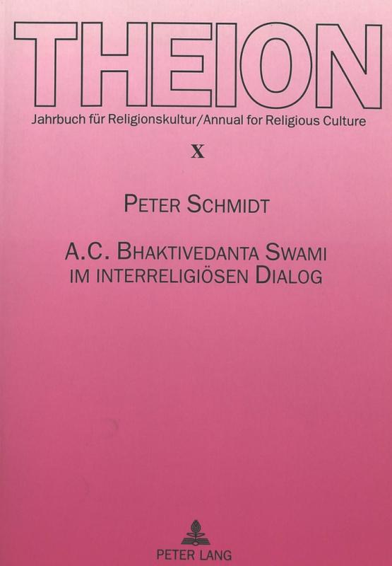 Cover-Bild A. C. Bhaktivedanta Swami im interreligiösen Dialog