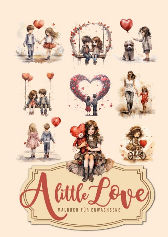 Cover-Bild A little Love Malbuch für Erwachsene