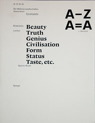 Cover-Bild A-Z A=A (s. Identität)