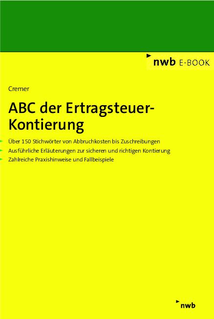 Cover-Bild ABC der Ertragsteuer-Kontierung