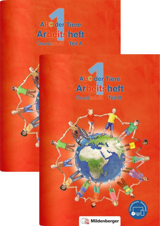 Cover-Bild ABC der Tiere 1 – Arbeitsheft Grundschrift, Teil A und B