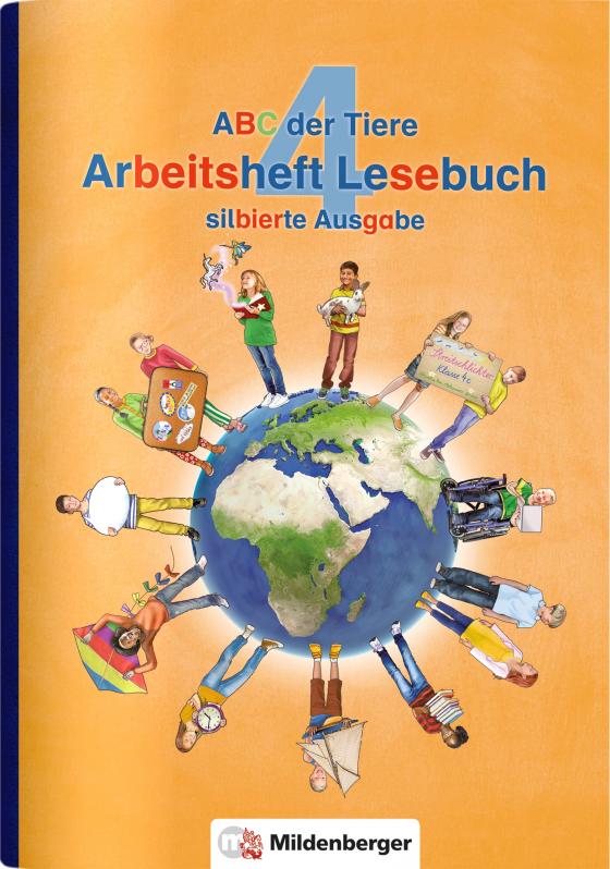 Cover-Bild ABC der Tiere 4 – Arbeitsheft Lesebuch, silbierte Ausgabe