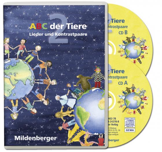 Cover-Bild ABC der Tiere / ABC der Tiere 2 – Lieder und Kontrastpaare, 2 Audio-CDs