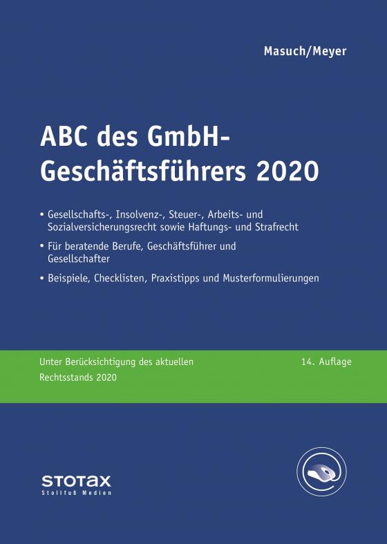 Cover-Bild ABC des GmbH-Geschäftsführers 2020
