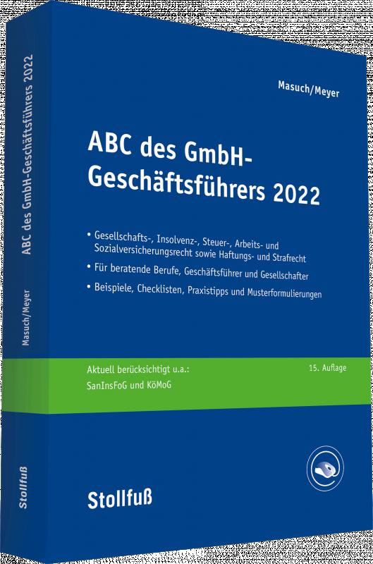 Cover-Bild ABC des GmbH-Geschäftsführers 2022