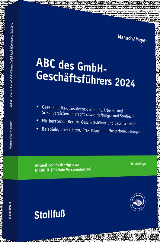 Cover-Bild ABC des GmbH-Geschäftsführers - online