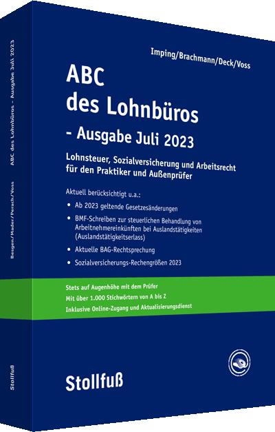 Cover-Bild ABC des Lohnbüros - Ausgabe Juli 2023