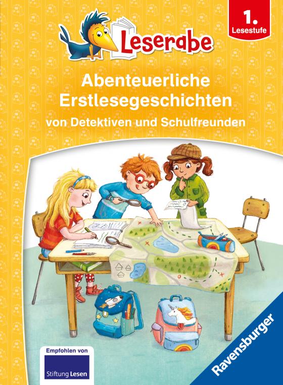 Cover-Bild Abenteuerliche Erstlesegeschichten von Detektiven und Schulfreunden - Miniausgabe - Erstlesebuch für Kinder ab 6 Jahren