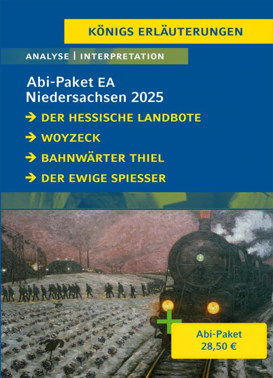 Cover-Bild Abitur Niedersachsen 2025 EA Deutsch - Paket