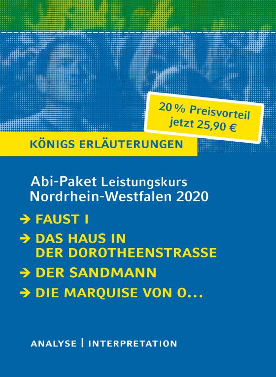 Cover-Bild Abitur-Paket Nordrhein-Westfalen 2020. Deutsch Leistungskurs - Königs Erläuterungen: