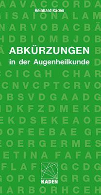 Cover-Bild Abkürzungen in der Augenheilkunde