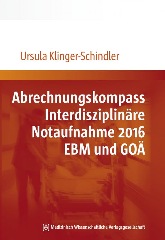 Cover-Bild Abrechnungskompass Interdisziplinäre Notaufnahme 2016. EBM und GOÄ