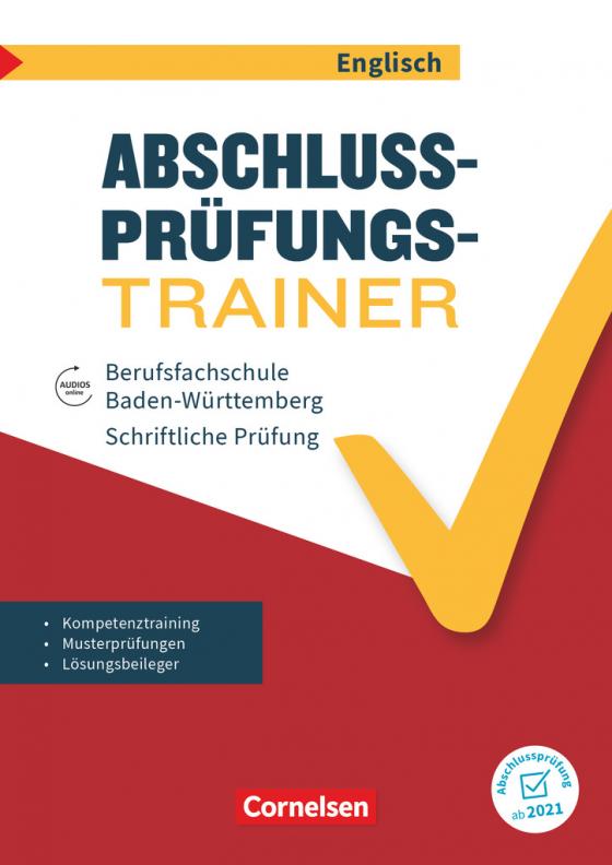 Cover-Bild Abschlussprüfung Englisch - Berufsfachschule Baden-Württemberg - A2/B1