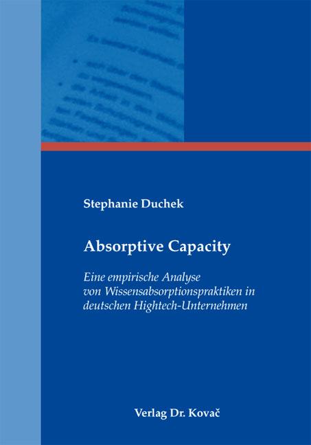 Cover-Bild Absorptive Capacity