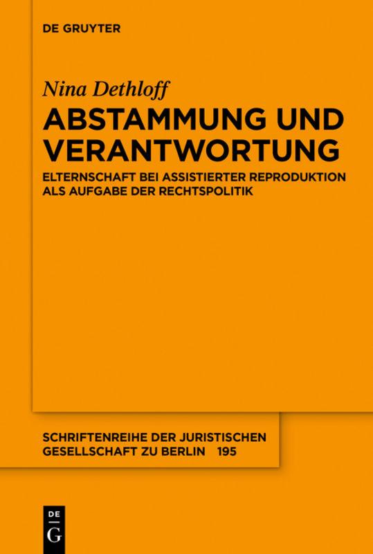 Cover-Bild Abstammung und Verantwortung