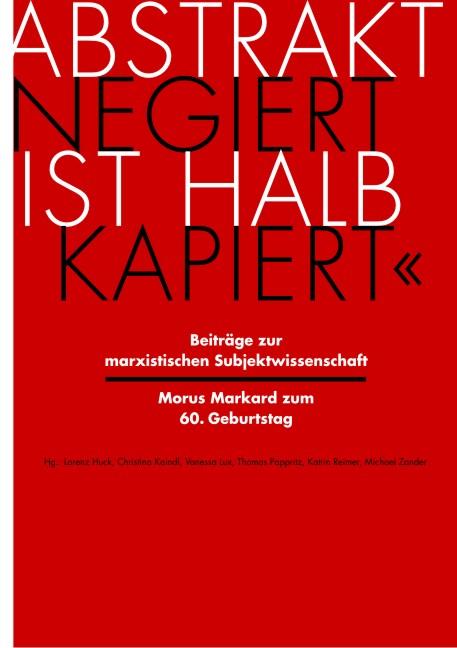 Cover-Bild 'Abstrakt negiert ist halb kapiert'