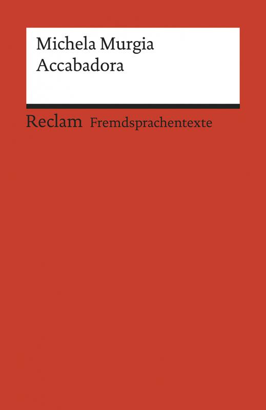 Cover-Bild Accabadora. Italienischer Text mit deutschen Worterklärungen. B2 (GER)