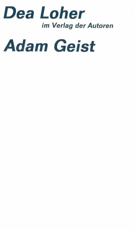 Cover-Bild Adam Geist