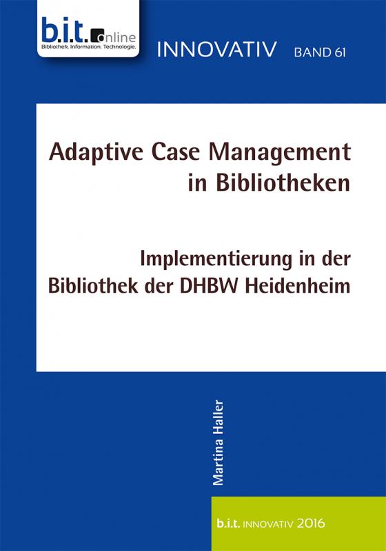 Cover-Bild Adaptive Case Management in Bibliotheken
