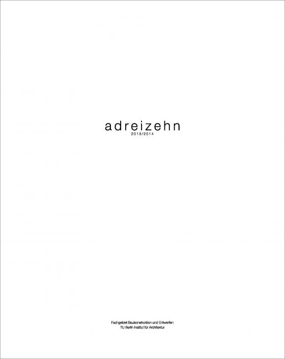 Cover-Bild adreizehn 2013/2014