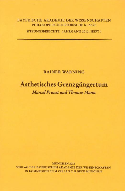 Cover-Bild Ästhetisches Grenzgängertum