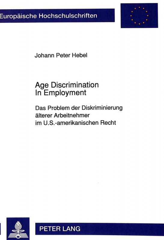 Cover-Bild Age Discrimination In Employment