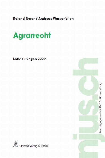 Cover-Bild Agrarrecht, Entwicklungen 2009