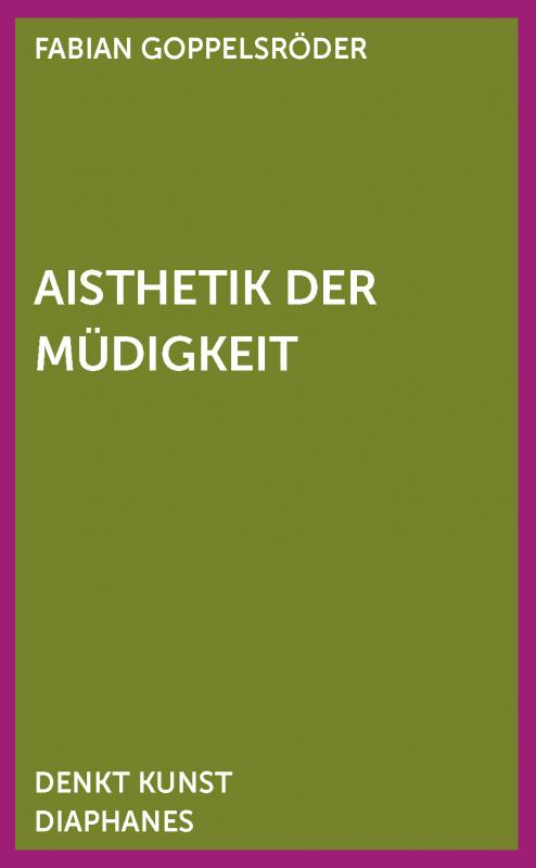 Cover-Bild Aisthetik der Müdigkeit