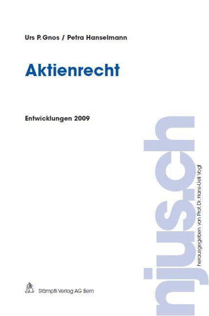 Cover-Bild Aktienrecht, Entwicklungen 2009