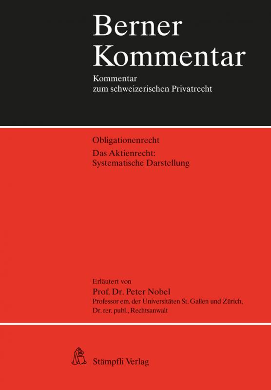 Cover-Bild Aktienrecht, Systematische Darstellung