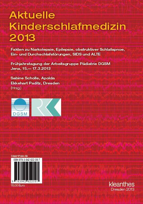 Cover-Bild Aktuelle Kinderschlafmedizin 2013