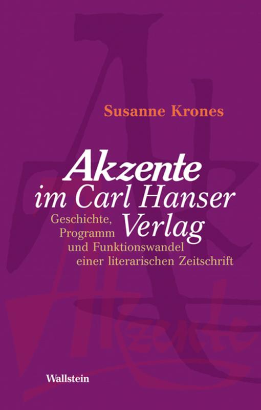 Cover-Bild »Akzente« im Carl Hanser Verlag