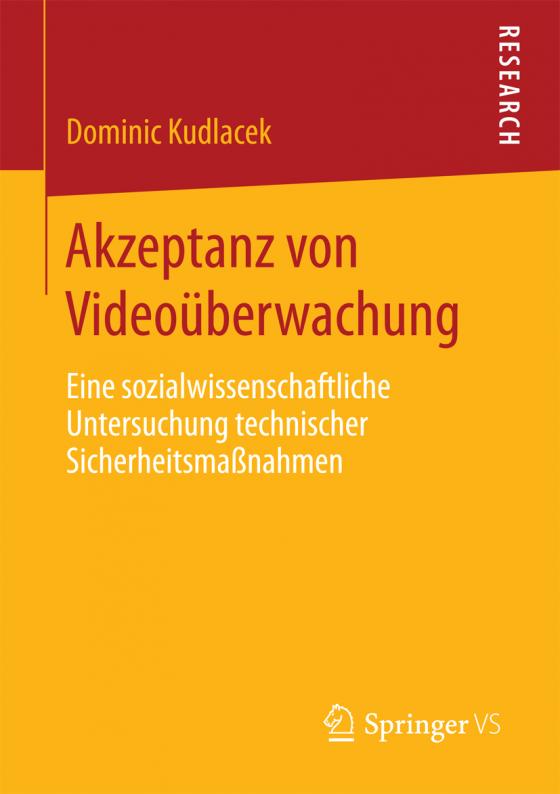 Cover-Bild Akzeptanz von Videoüberwachung