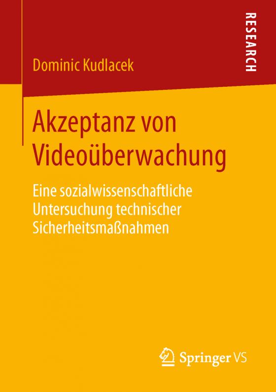 Cover-Bild Akzeptanz von Videoüberwachung