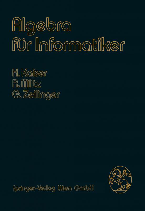 Cover-Bild Algebra für Informatiker