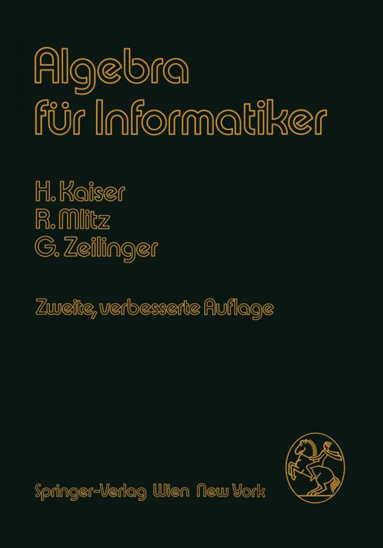 Cover-Bild Algebra für Informatiker