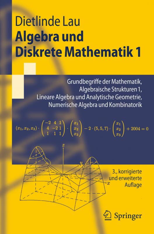 Cover-Bild Algebra und Diskrete Mathematik 1