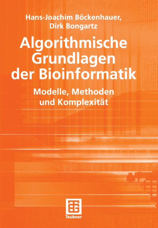 Cover-Bild Algorithmische Grundlagen der Bioinformatik