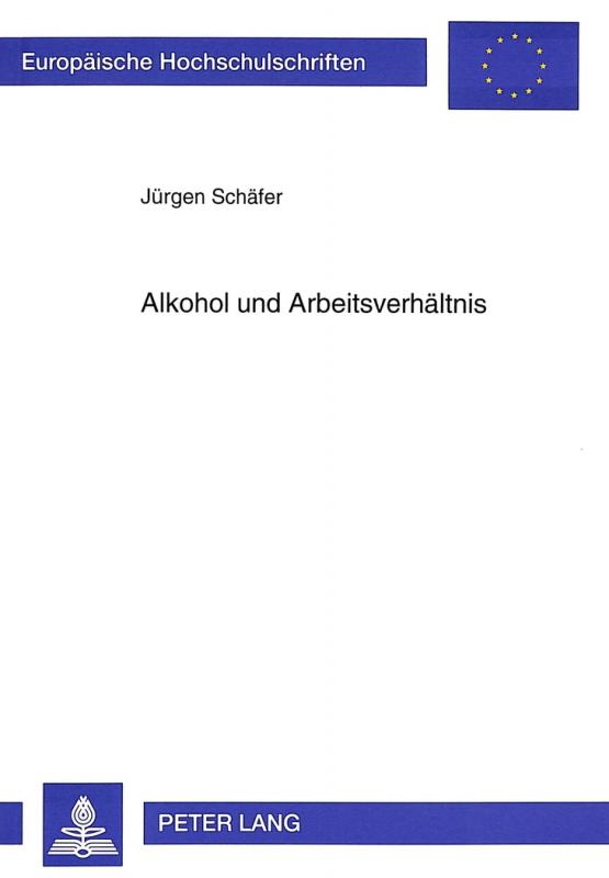 Cover-Bild Alkohol und Arbeitsverhältnis
