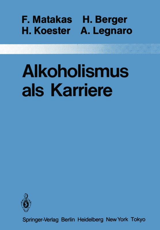 Cover-Bild Alkoholismus als Karriere