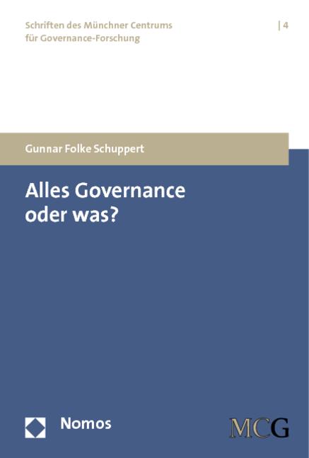 Cover-Bild Alles Governance oder was?