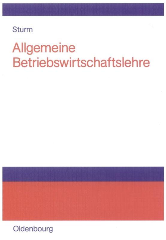 Cover-Bild Allgemeine Betriebswirtschaftslehre