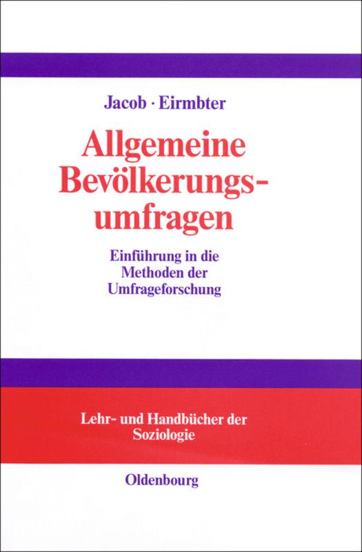 Cover-Bild Allgemeine Bevölkerungsumfragen