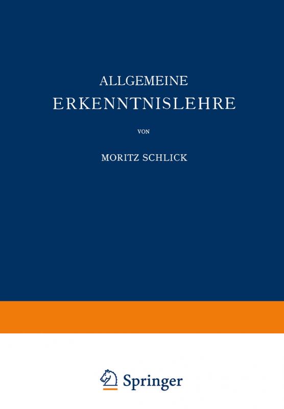 Cover-Bild Allgemeine Erkenntnislehre