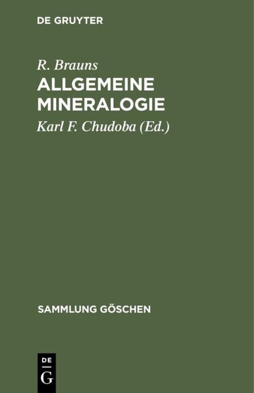 Cover-Bild Allgemeine Mineralogie