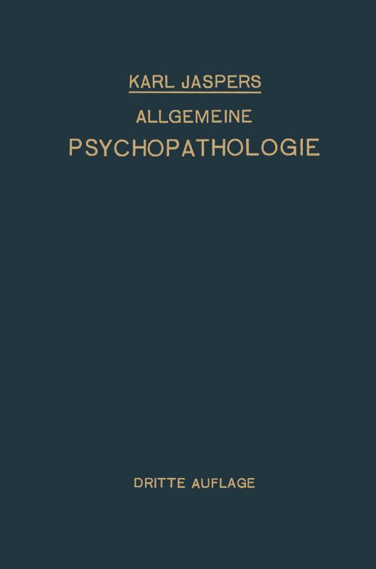 Cover-Bild Allgemeine Psychopathologie