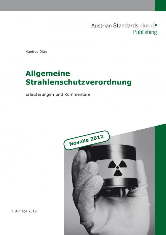 Cover-Bild Allgemeine Strahlenschutzverordnung